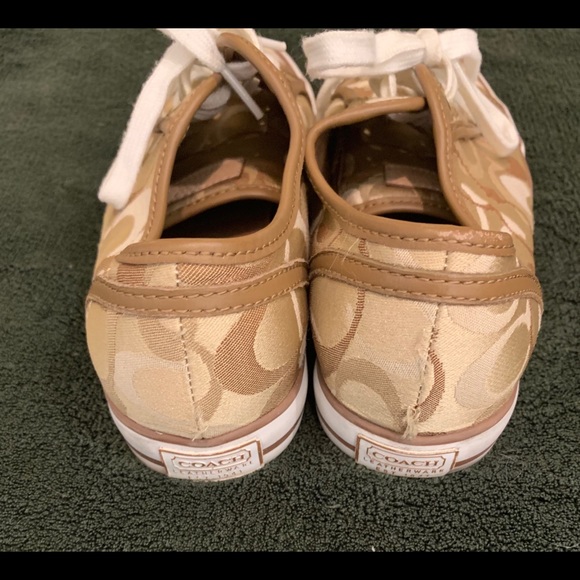 Coach sneakers Khaki & White 7.5 Barrett - Picture 7 of 10